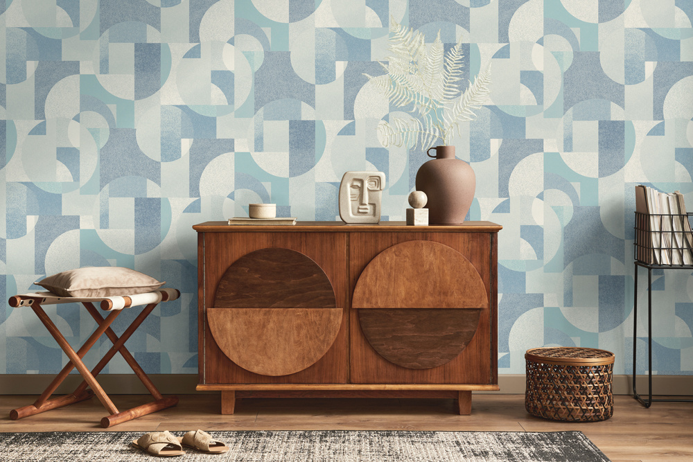 Dutch Wallcoverings Alchemy - Venn - Blue