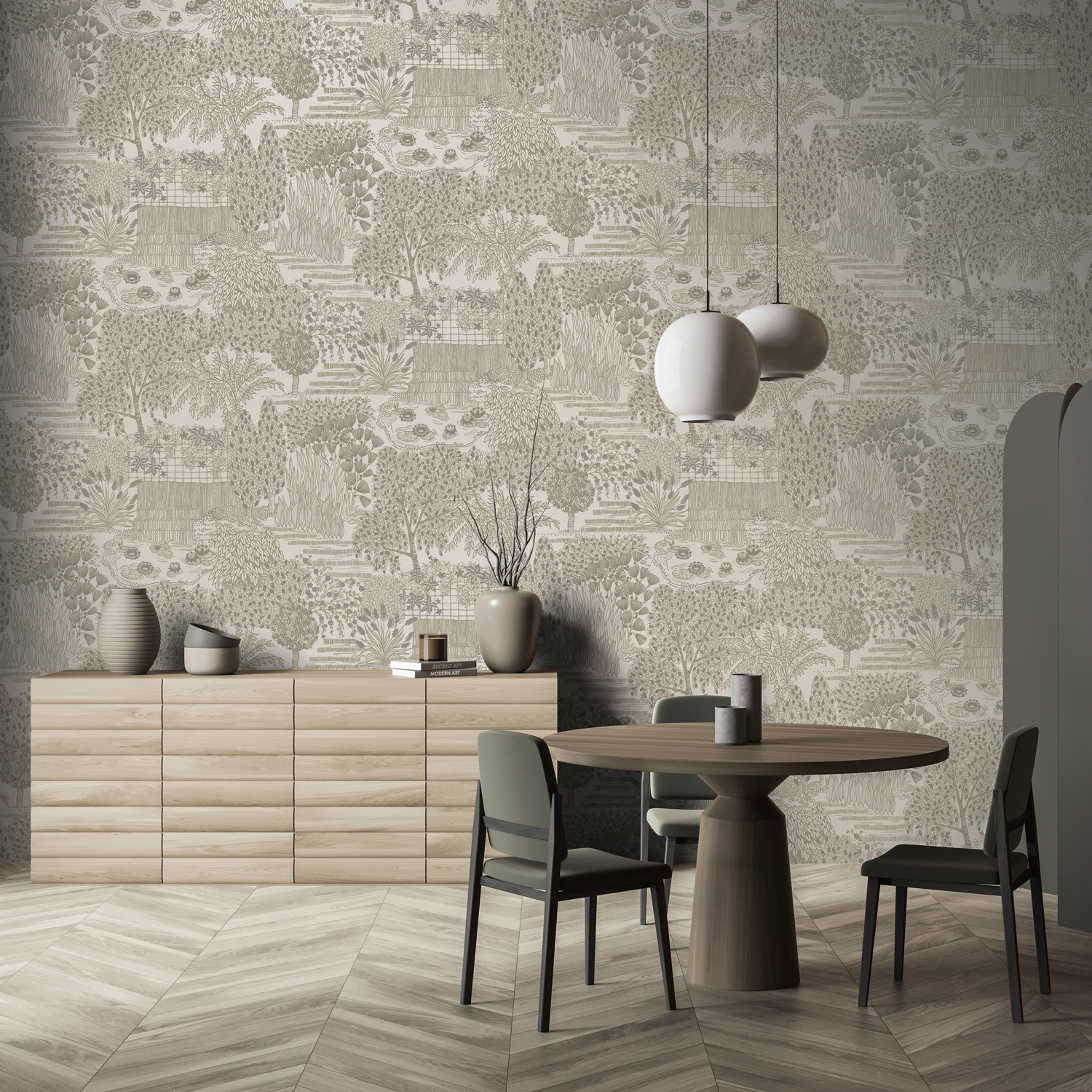 Dutch Wallcoverings Khalili - Mirissa Dove - Beige