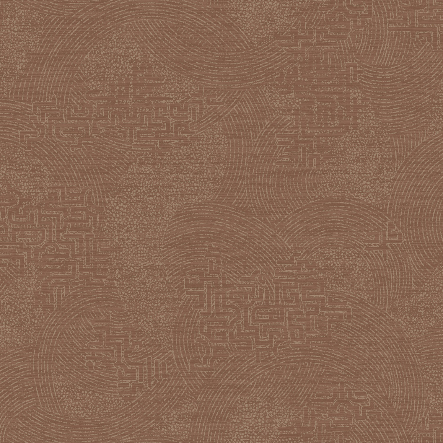 Dutch Wallcoverings Sahara - Richat Rust - Roest