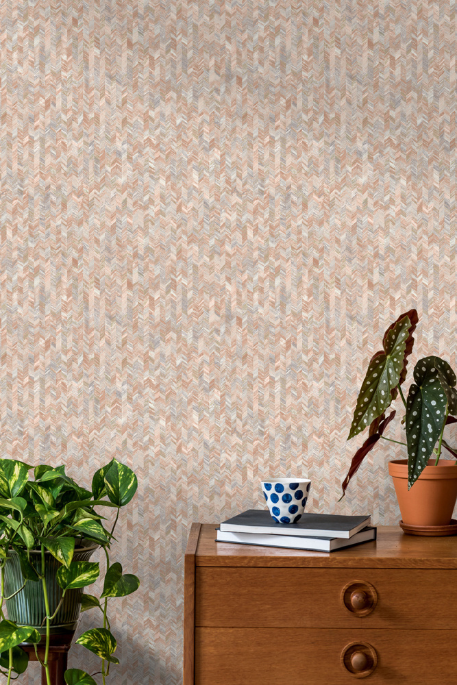 Dutch Wallcoverings Amazonia - Saram Texture Orange - Oranje