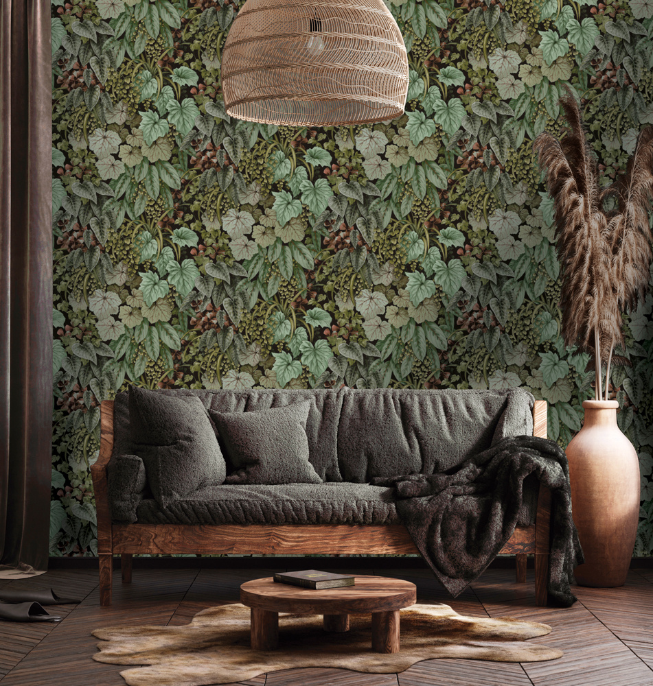 Dutch Wallcoverings Cascading Gardens - Cascading Garden - Green