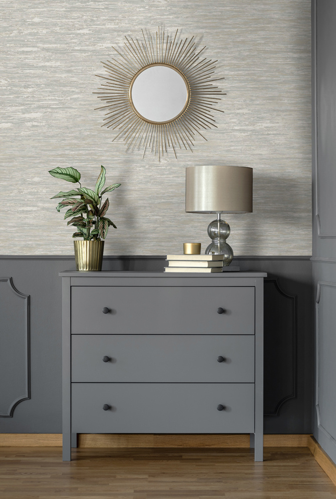 Dutch Wallcoverings Cascading Gardens - Reine - Grey