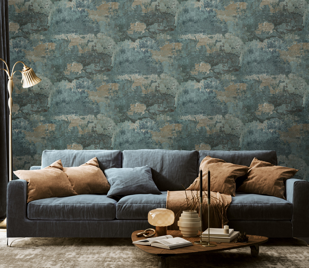 Dutch Wallcoverings Cascading Gardens - Elgon - Teal