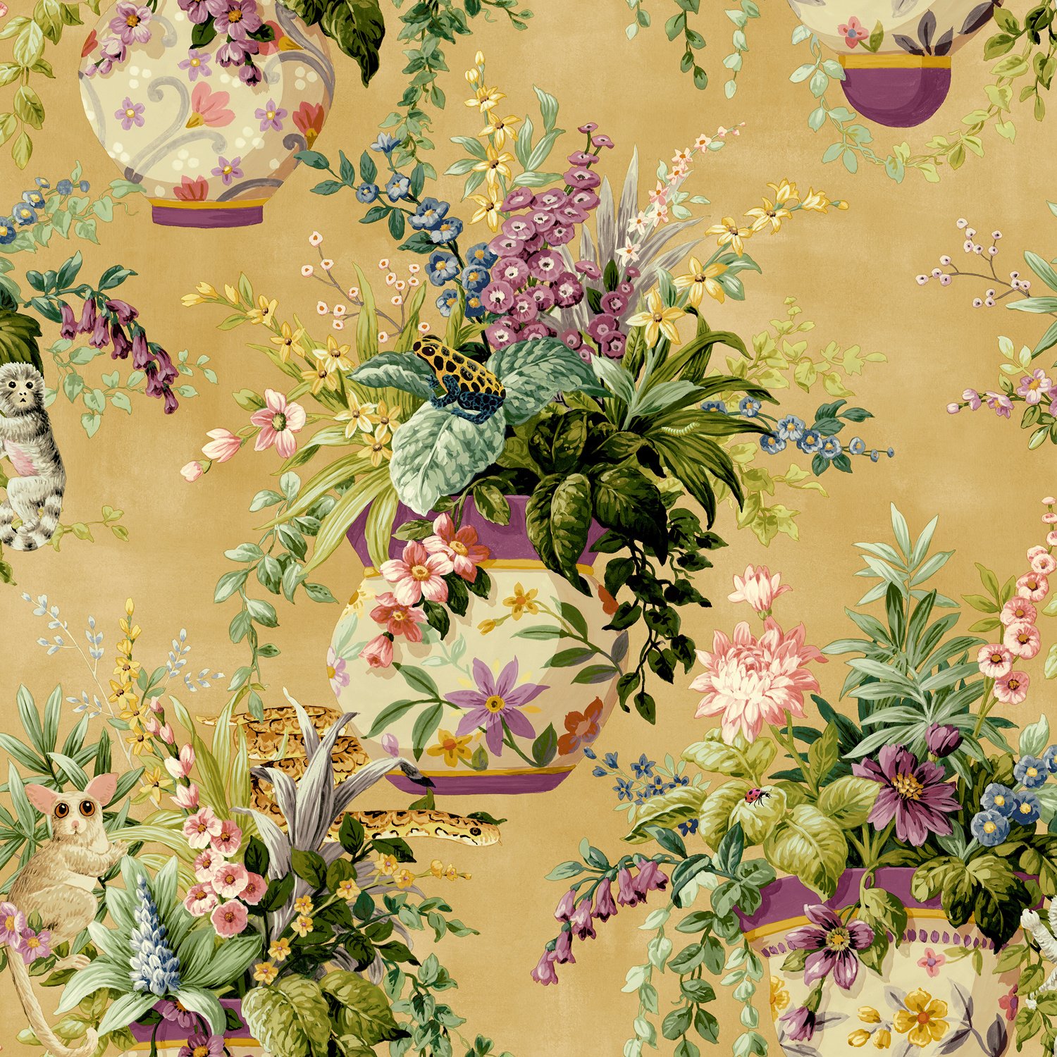 Dutch Wallcoverings Xanadu - Rivara Ochre