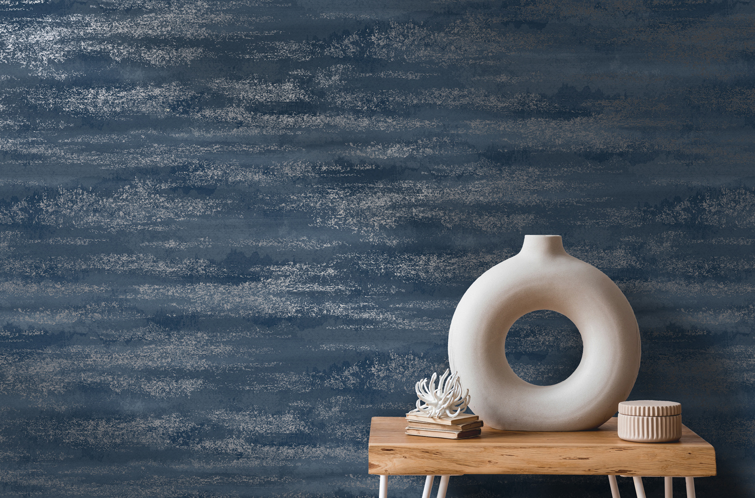 Dutch Wallcoverings Xanadu - Niebla Navy