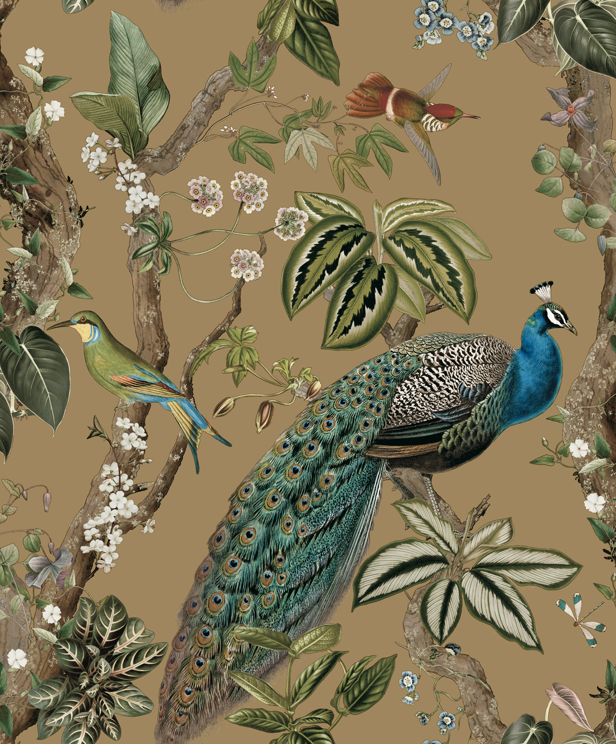 Dutch Wallcoverings Arboretum - Cassia Gold - Multi