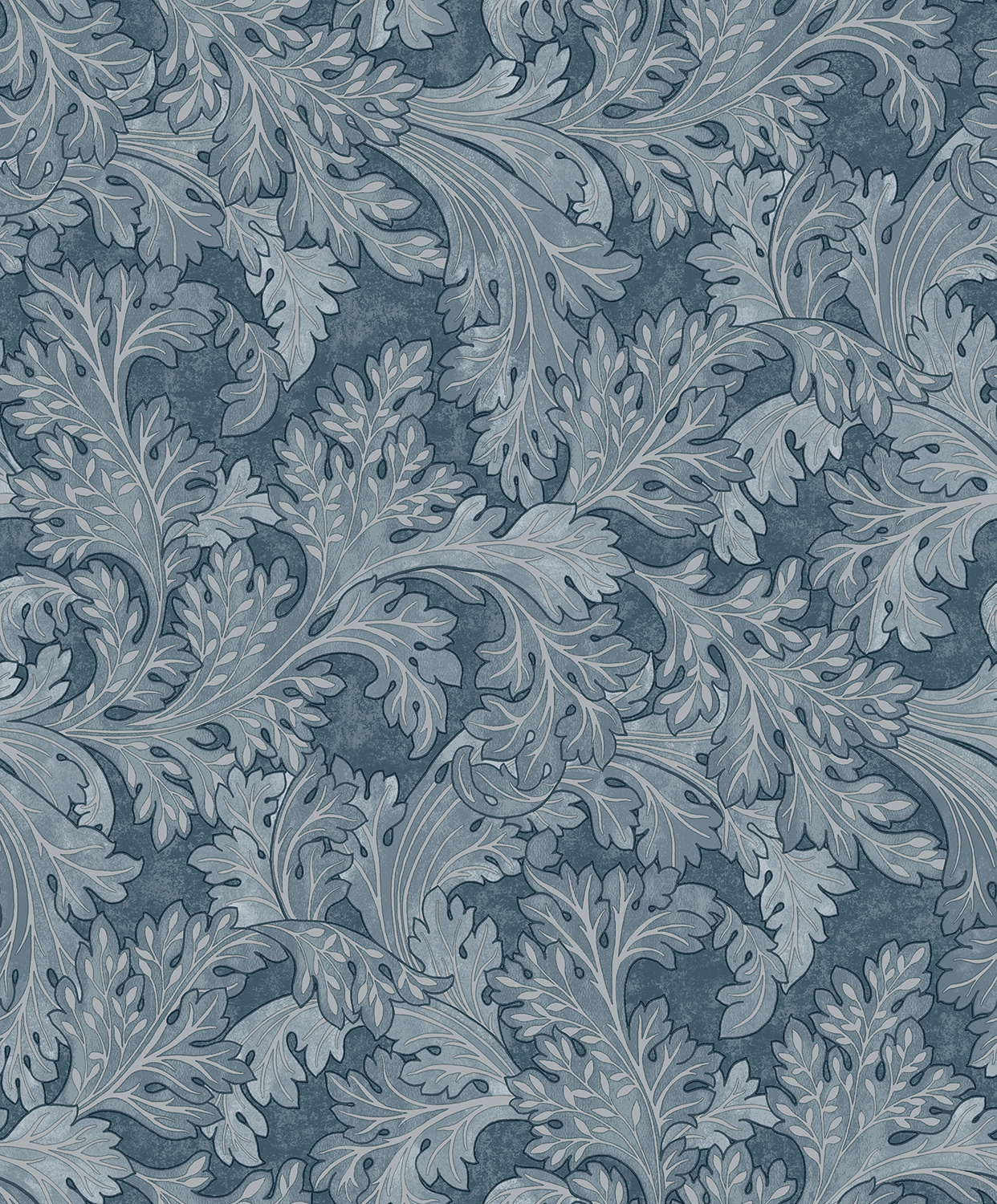 Dutch Wallcoverings Arboretum - Forenza Navy - Blauw