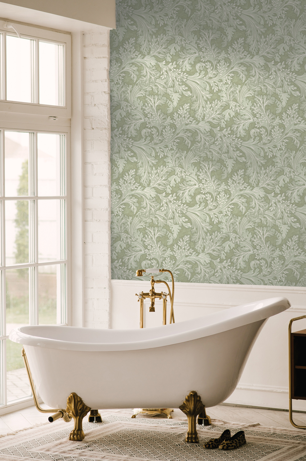 Dutch Wallcoverings Arboretum - Forenza Sage - Groen