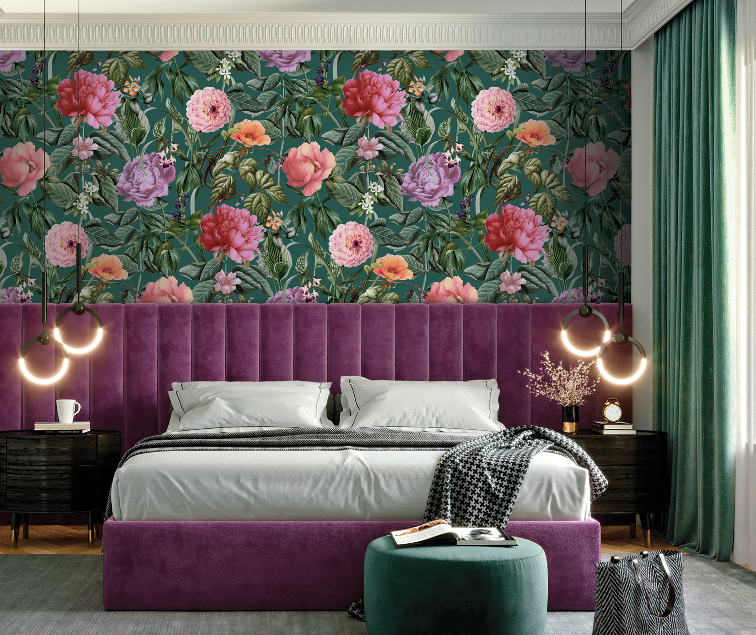 Dutch Wallcoverings Arboretum - Botanicus Aqua - Multi