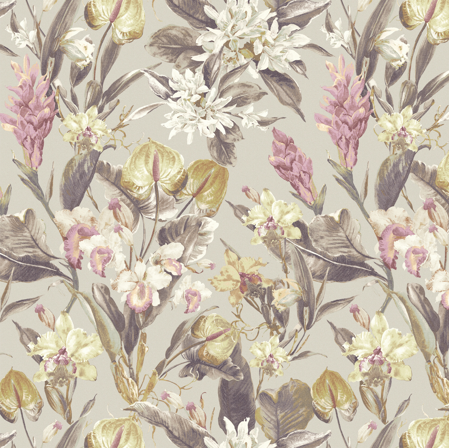 Dutch Wallcoverings Bellagio - Florence Zinc Orchid