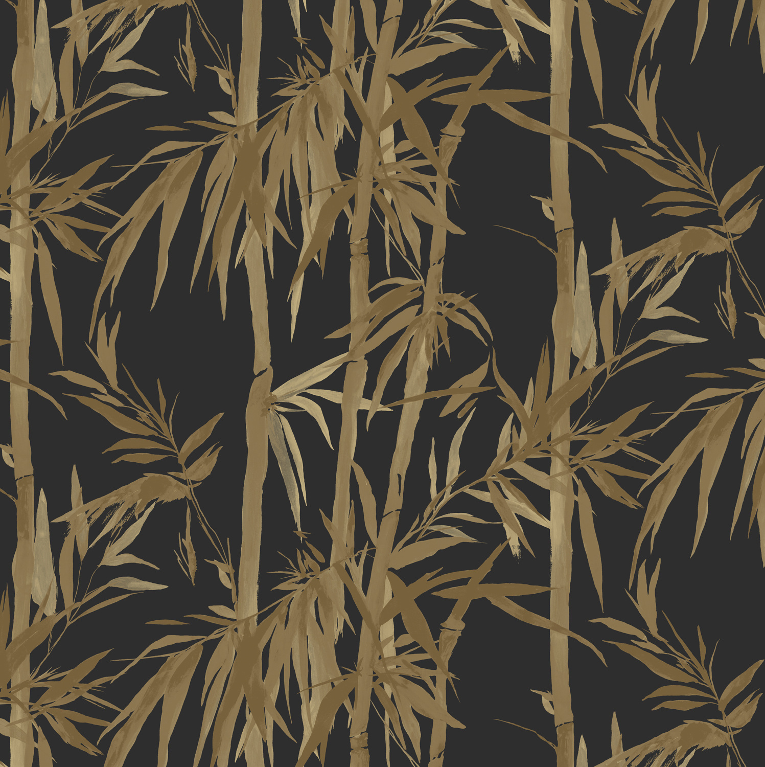 Dutch Wallcoverings Bellagio - Miyako Midnight Gold