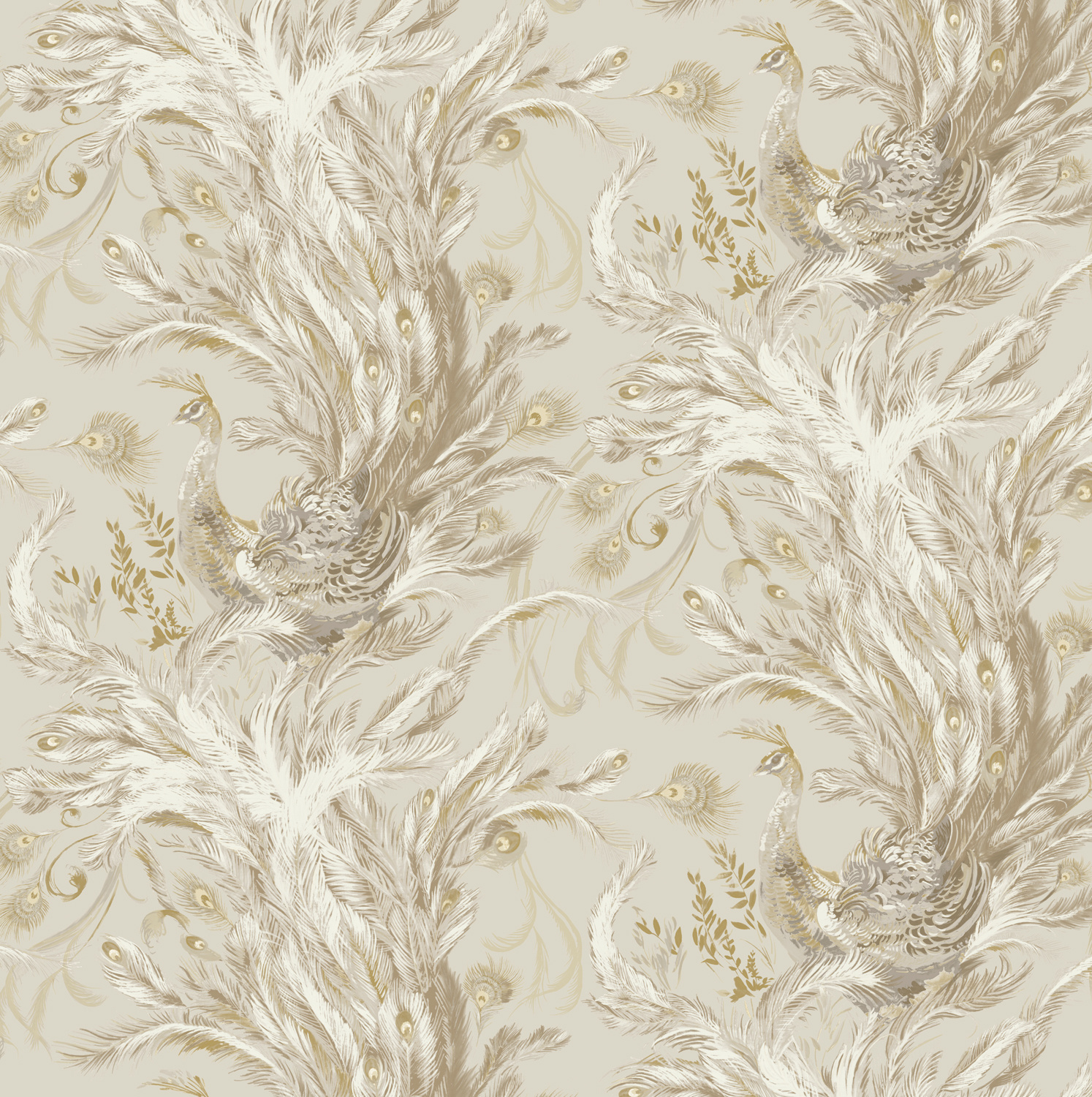 Dutch Wallcoverings Pavone - Medici Opal