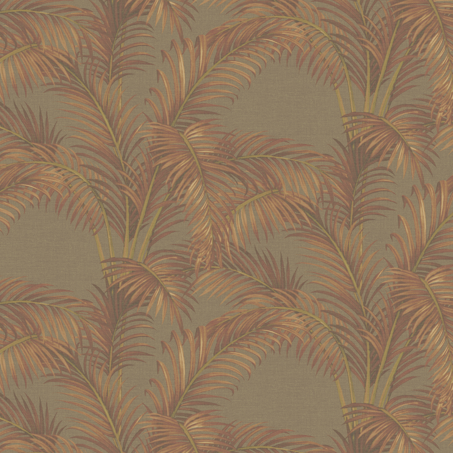 Dutch Wallcoverings Pavone - Palmaria Russet