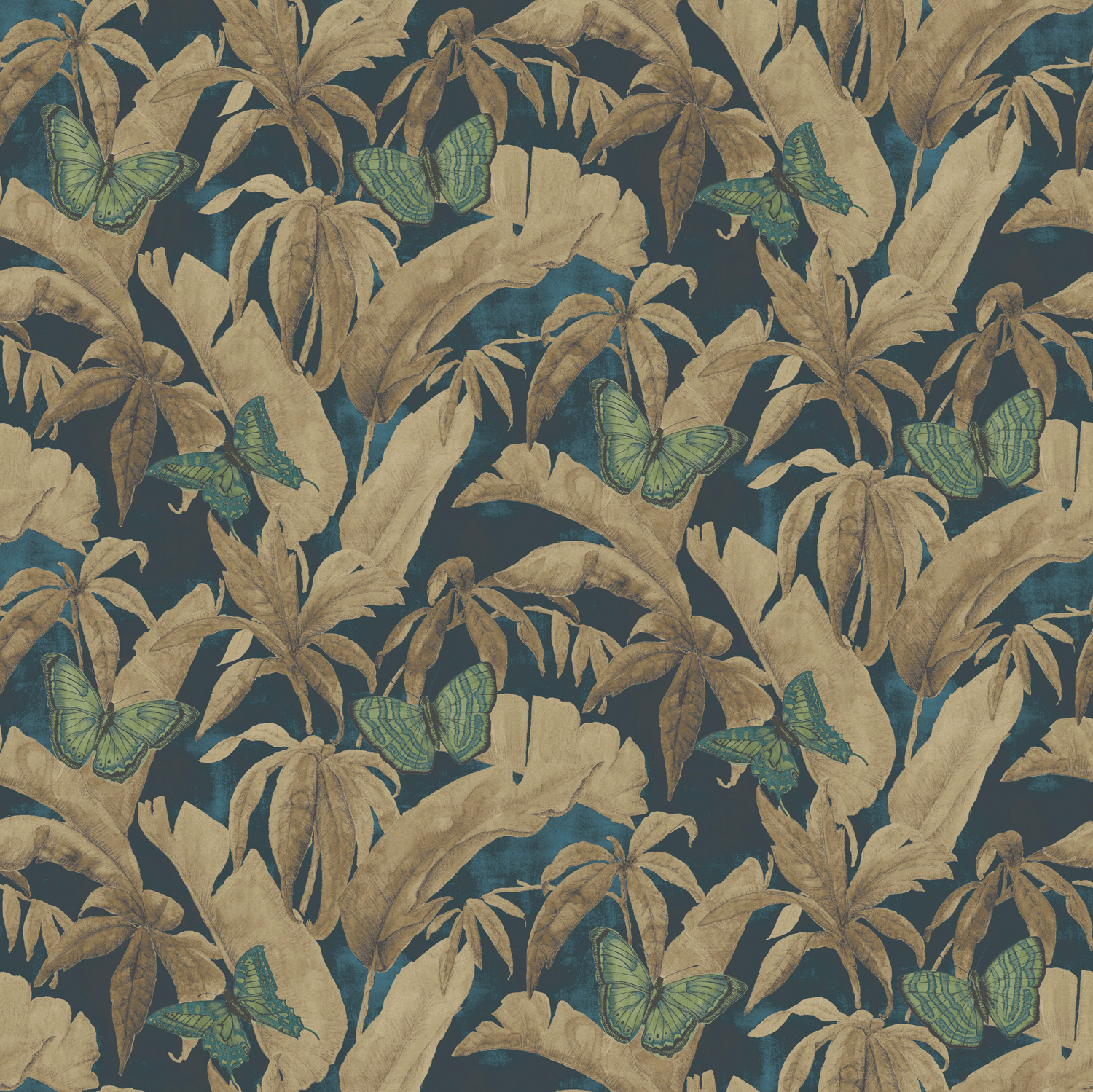 Dutch Wallcoverings Designology - Silverdale Teal - Multi