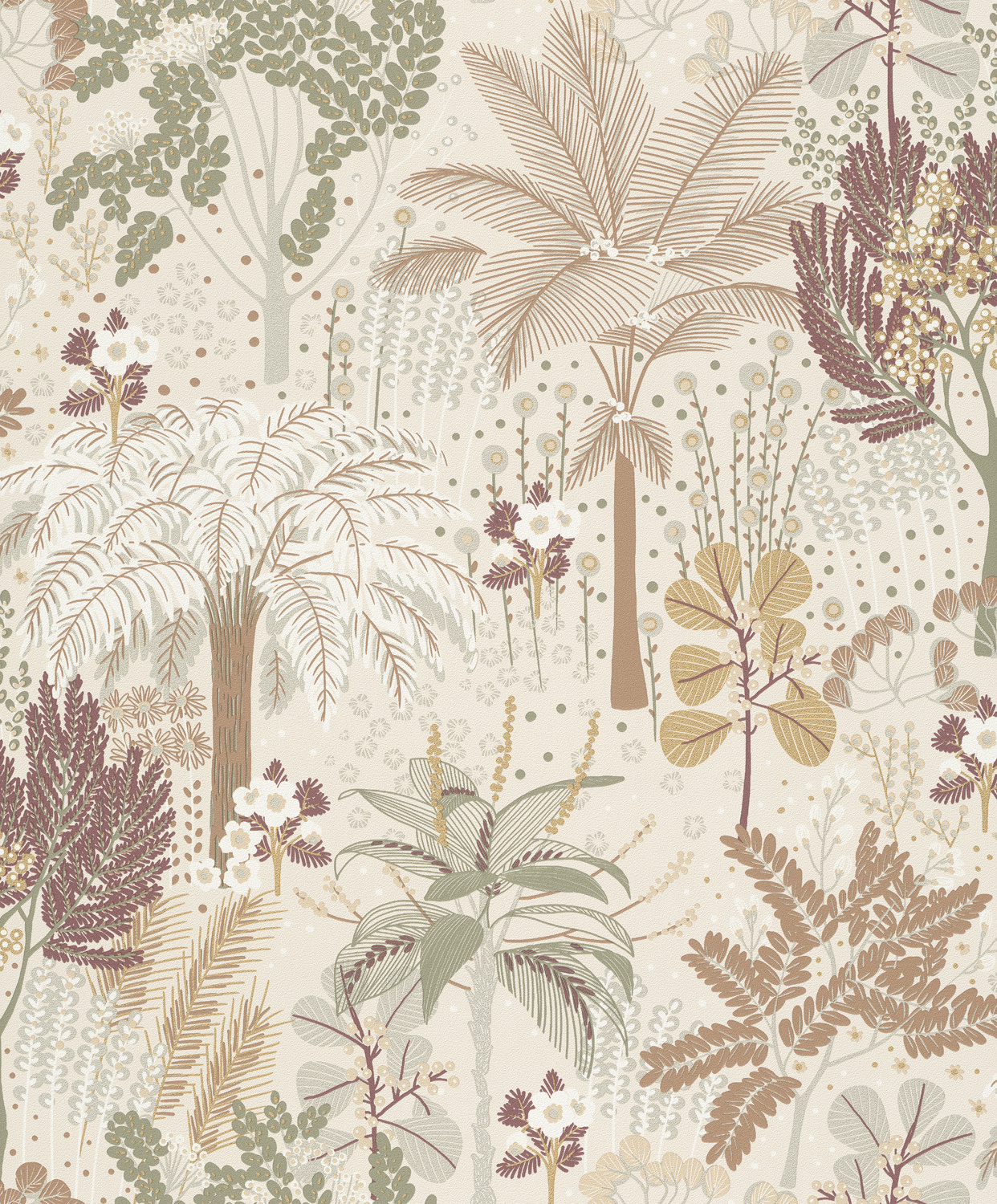 Dutch Wallcoverings Asperia - Louan - Beige/Groen