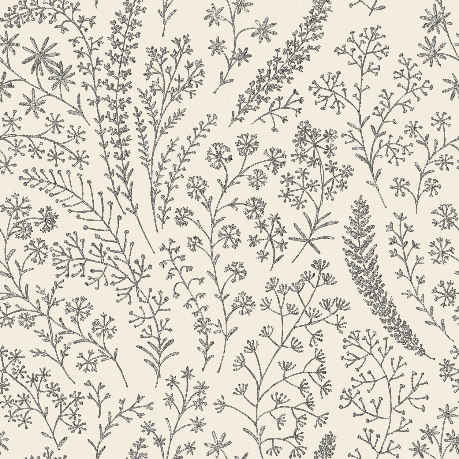 Dutch Wallcoverings Asperia - Astrid Trail - Wit/Zwart