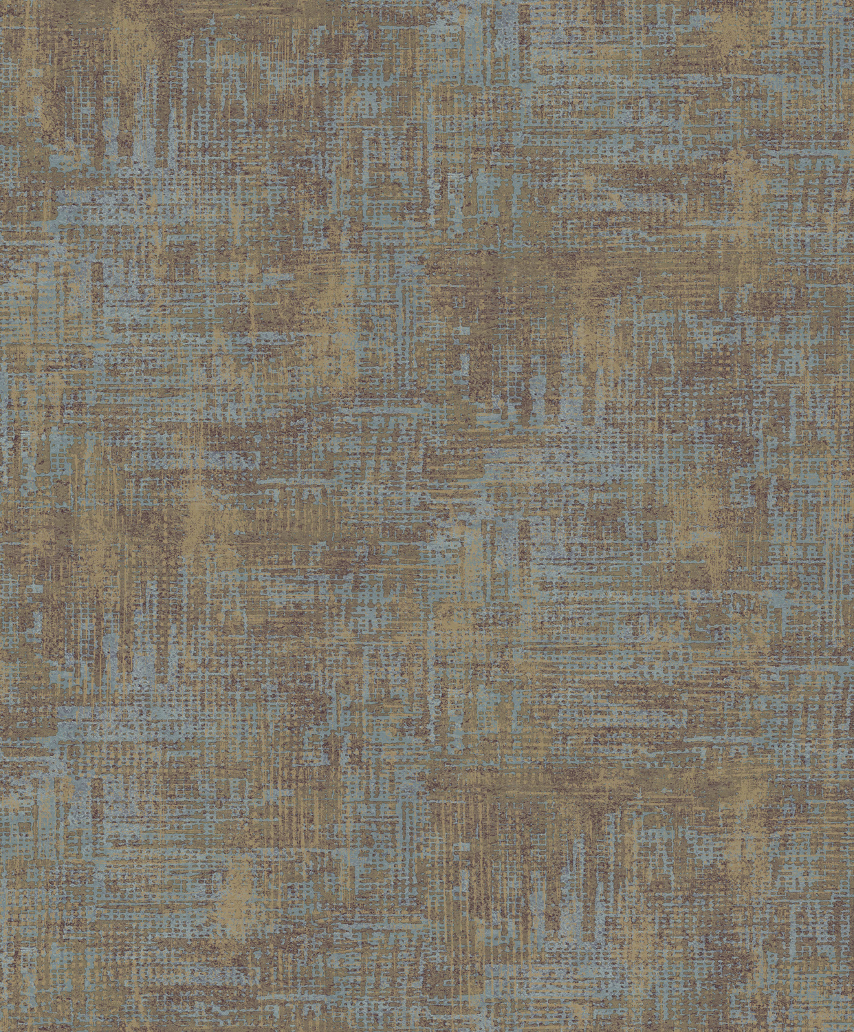 Dutch Wallcoverings Level Two - Antazit - Bruin/Blauw