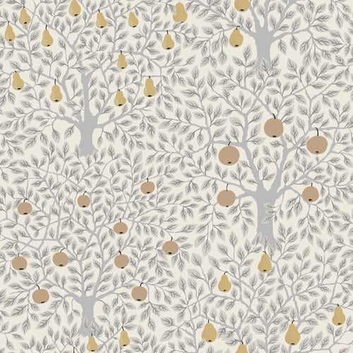 Dutch Wallcoverings Apelviken - Pomona Wht/Grey/Gold - Wit/Grijs/Goud