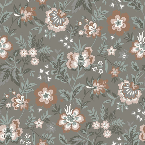 Dutch Wallcoverings Lyckebo - Mirabelle Grey - Grijs