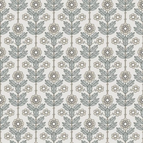 Dutch Wallcoverings Lyckebo - Othilia White - Wit