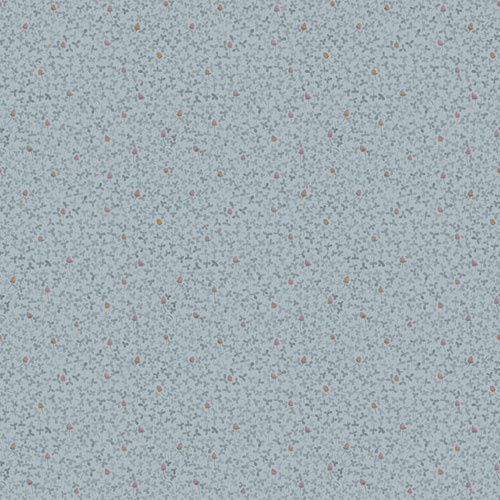 Dutch Wallcoverings Lyckebo - Clover Blue - Blauw