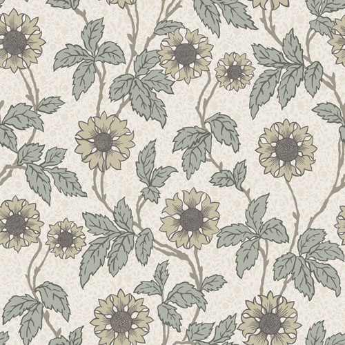 Dutch Wallcoverings Lyckebo - Solvej White - Wit