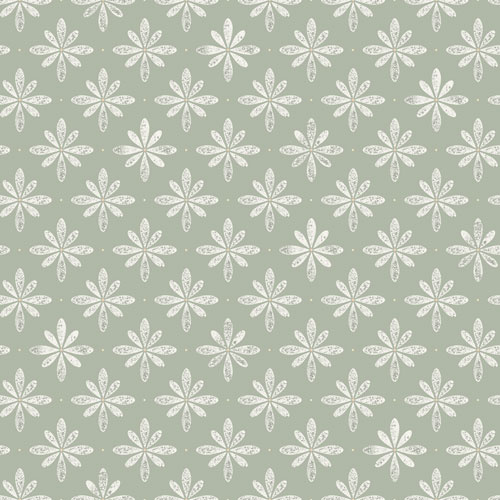 Dutch Wallcoverings Havsblick - Flora Light Green - Groen