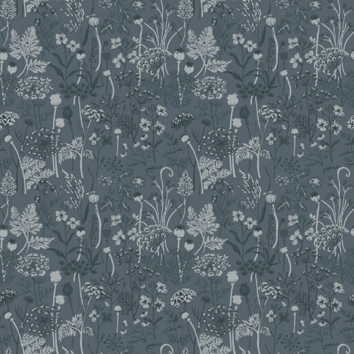 Dutch Wallcoverings Havsblick - Dara Blue - Blauw