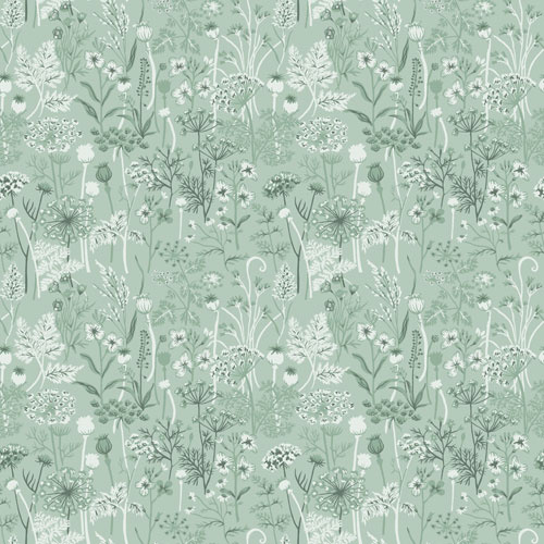 Dutch Wallcoverings Havsblick - Dara Light Green - Groen