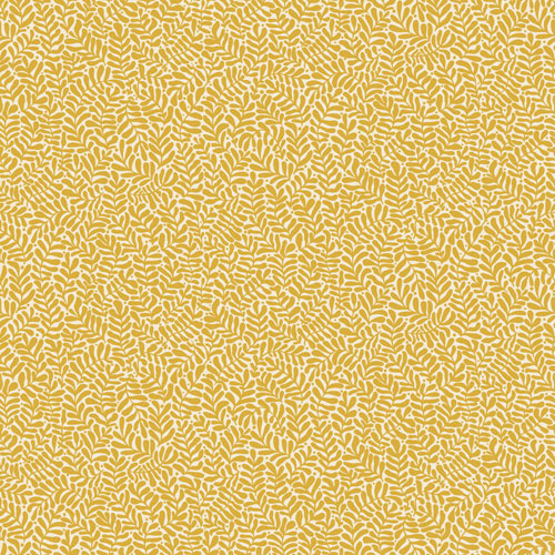 Dutch Wallcoverings Lina - Anna Warm Yellow - Geel