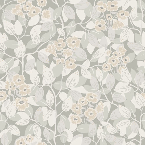 Dutch Wallcoverings Lina - Henni Grey - Grijs