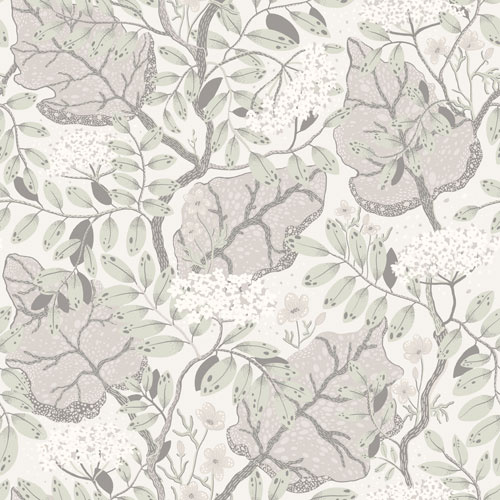 Dutch Wallcoverings Lina - Ulla -Britt Grey - Grijs