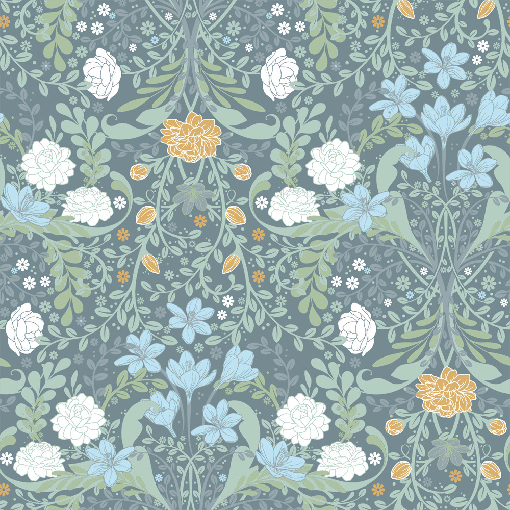 Dutch Wallcoverings Sunnano - Frösö - Turquoise