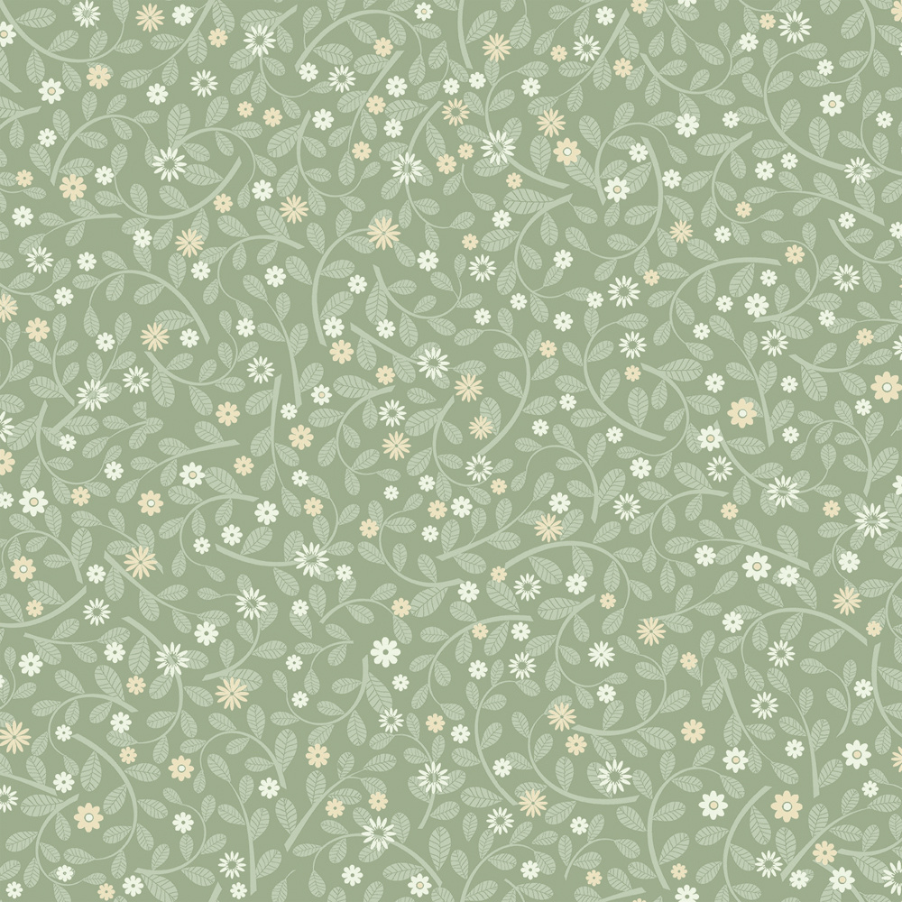 Dutch Wallcoverings Sunnano - Hummelvik Green - Groen