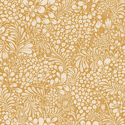 Dutch Wallcoverings Lina II - Siv Dark Yellow - Geel