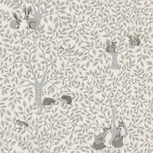 Dutch Wallcoverings Gronhaga - Per Grey - Grijs