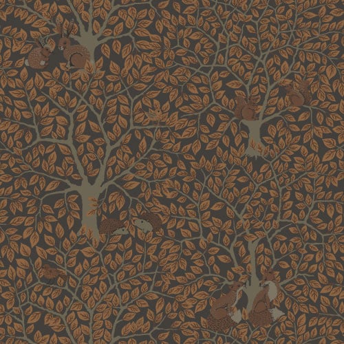 Dutch Wallcoverings Gronhaga - Per Chocolate - Bruin