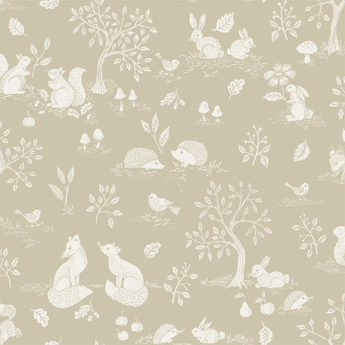 Dutch Wallcoverings Gronhaga - Ivar Beige/Grey - Beige/Grijs