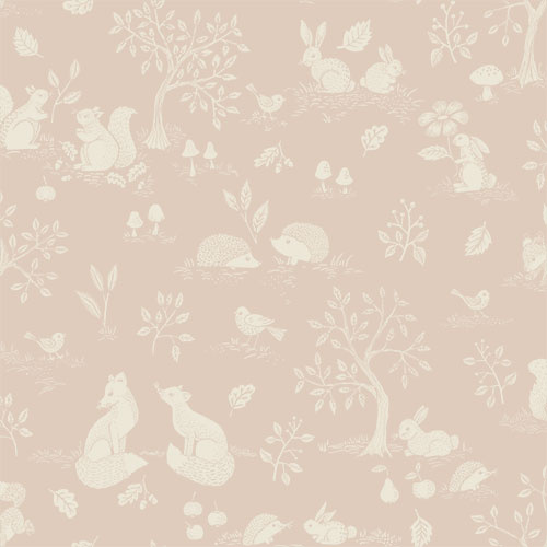 Dutch Wallcoverings Gronhaga - Ivar Pink - Roze