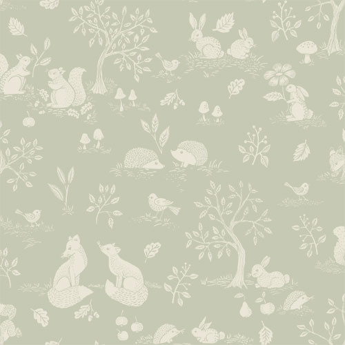 Dutch Wallcoverings Gronhaga - Ivar Light Green - Groen