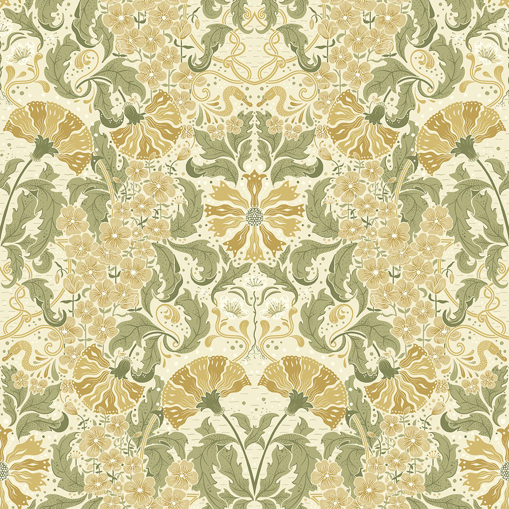 Dutch Wallcoverings Hjärterum - Öjvind - Beige