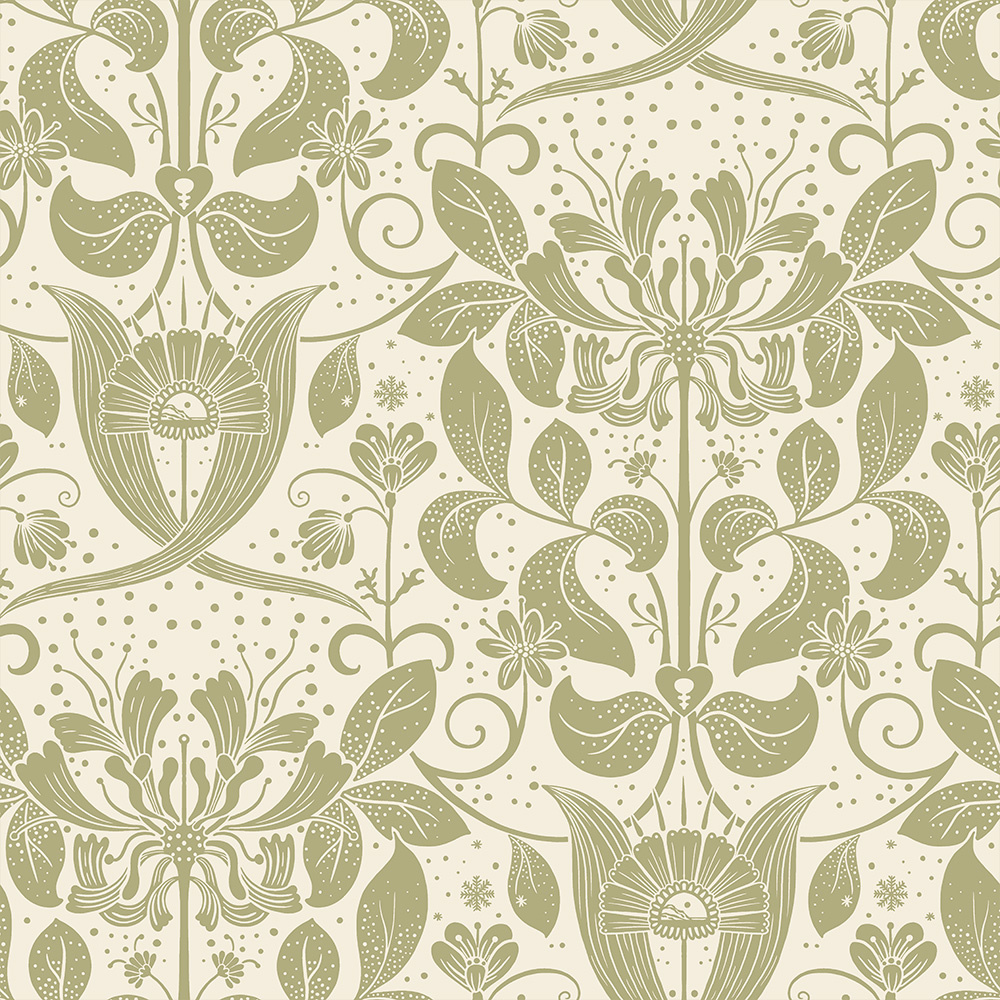 Dutch Wallcoverings Hjärterum - Berit - Beige