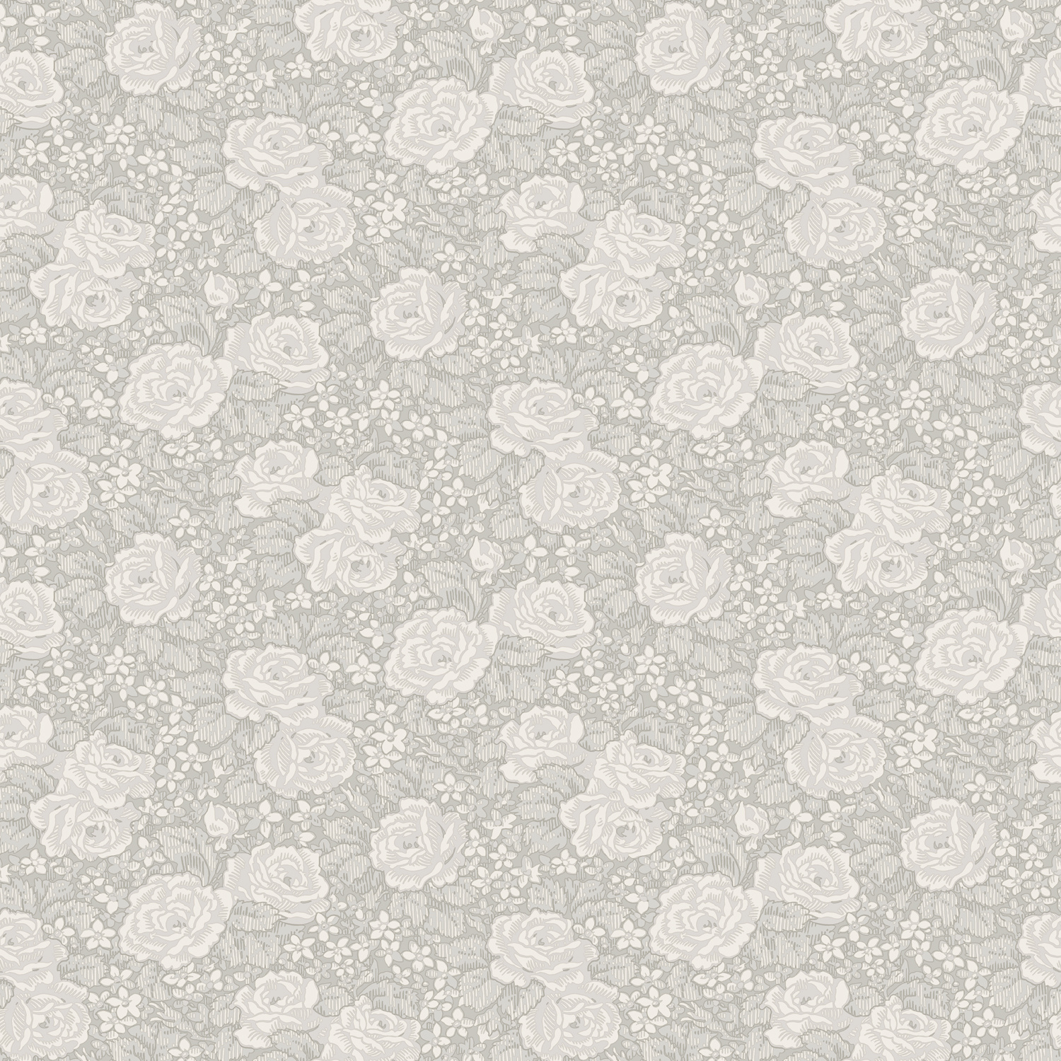 Dutch Wallcoverings Rosenlycka - Roses Light - Beige