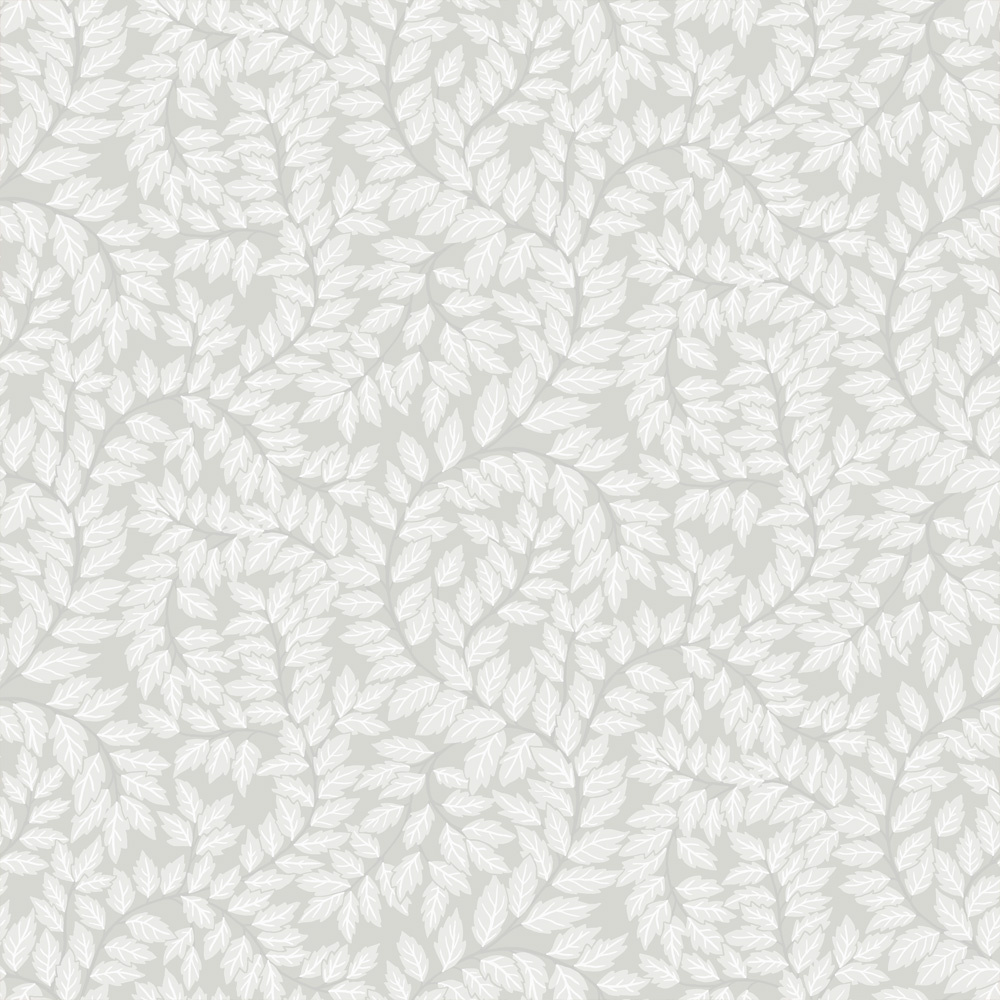 Dutch Wallcoverings Fagelsang - Lindlöv Light Grey