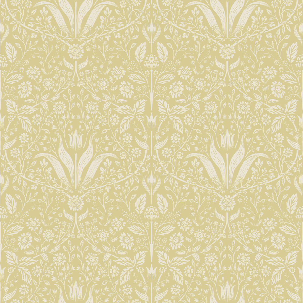 Dutch Wallcoverings Fagelsang - Mary Yellow