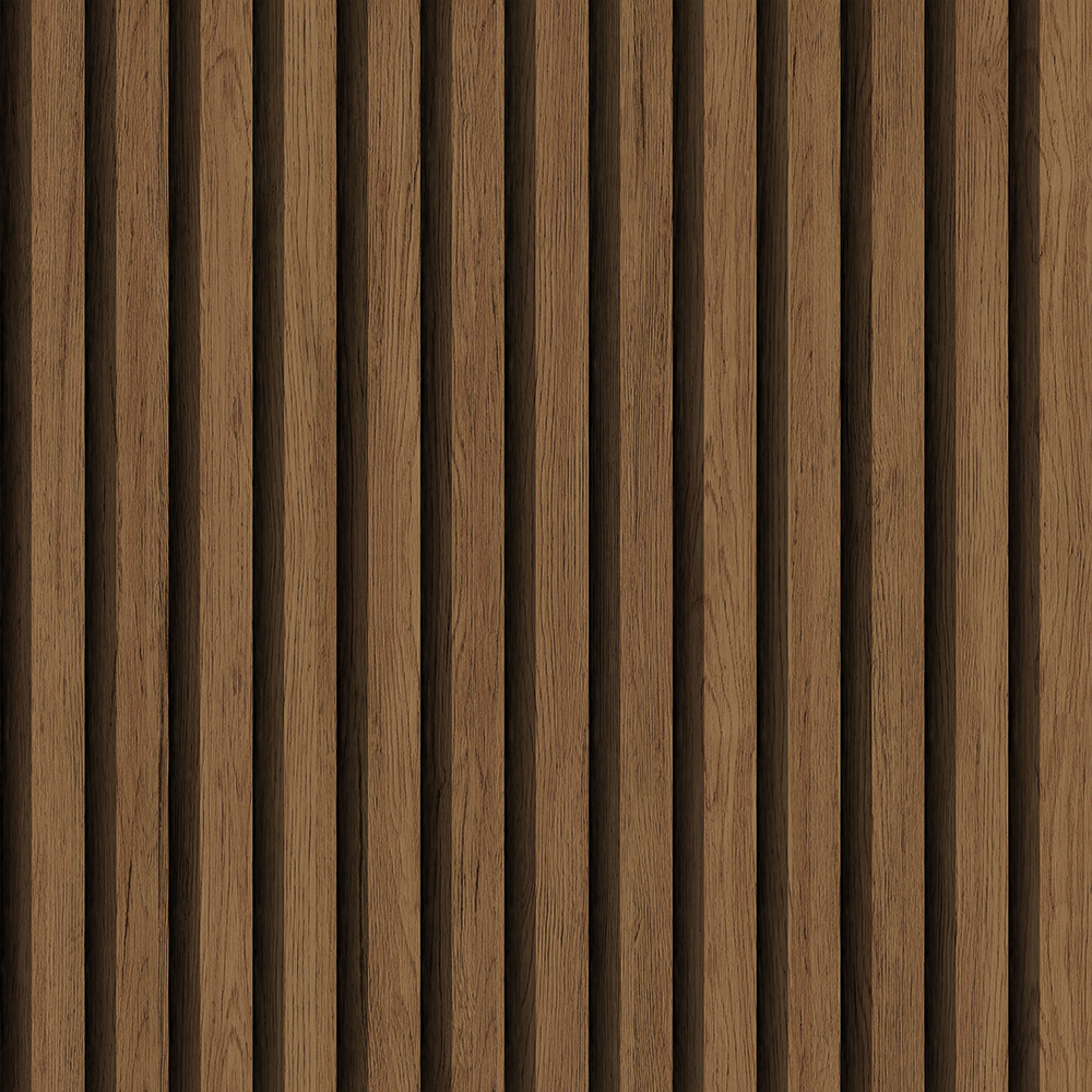 Dutch Wallcoverings Elements - Ribbvägg Grey Brown