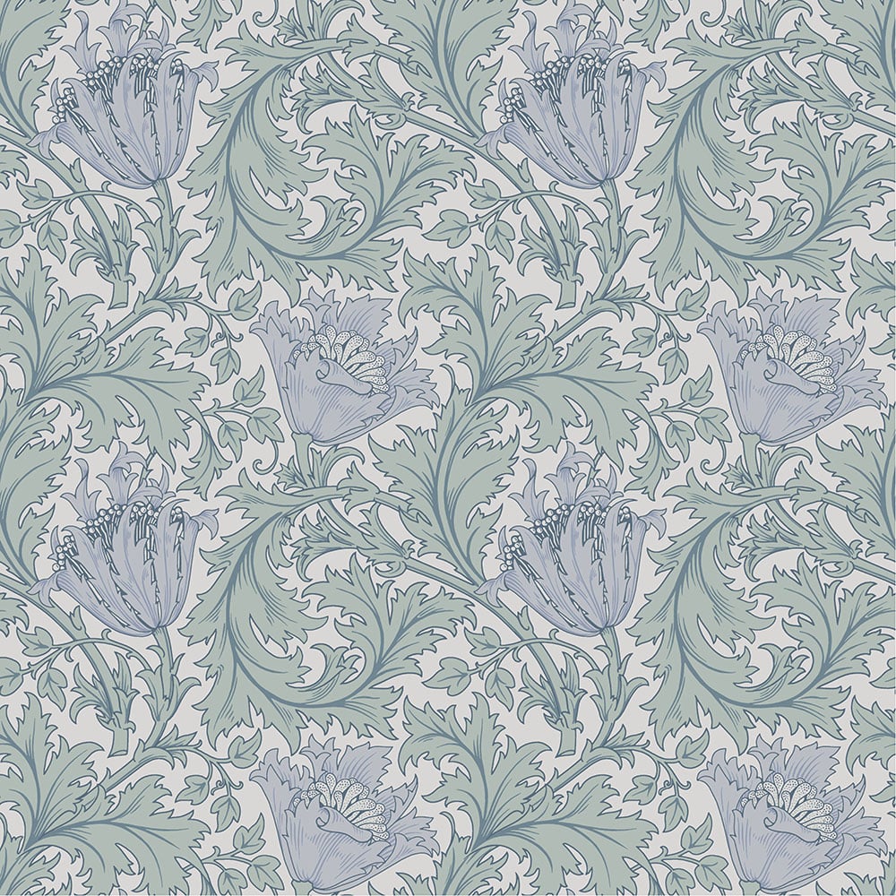 Dutch Wallcoverings Hidden Treasures - Anemone L.Blauw