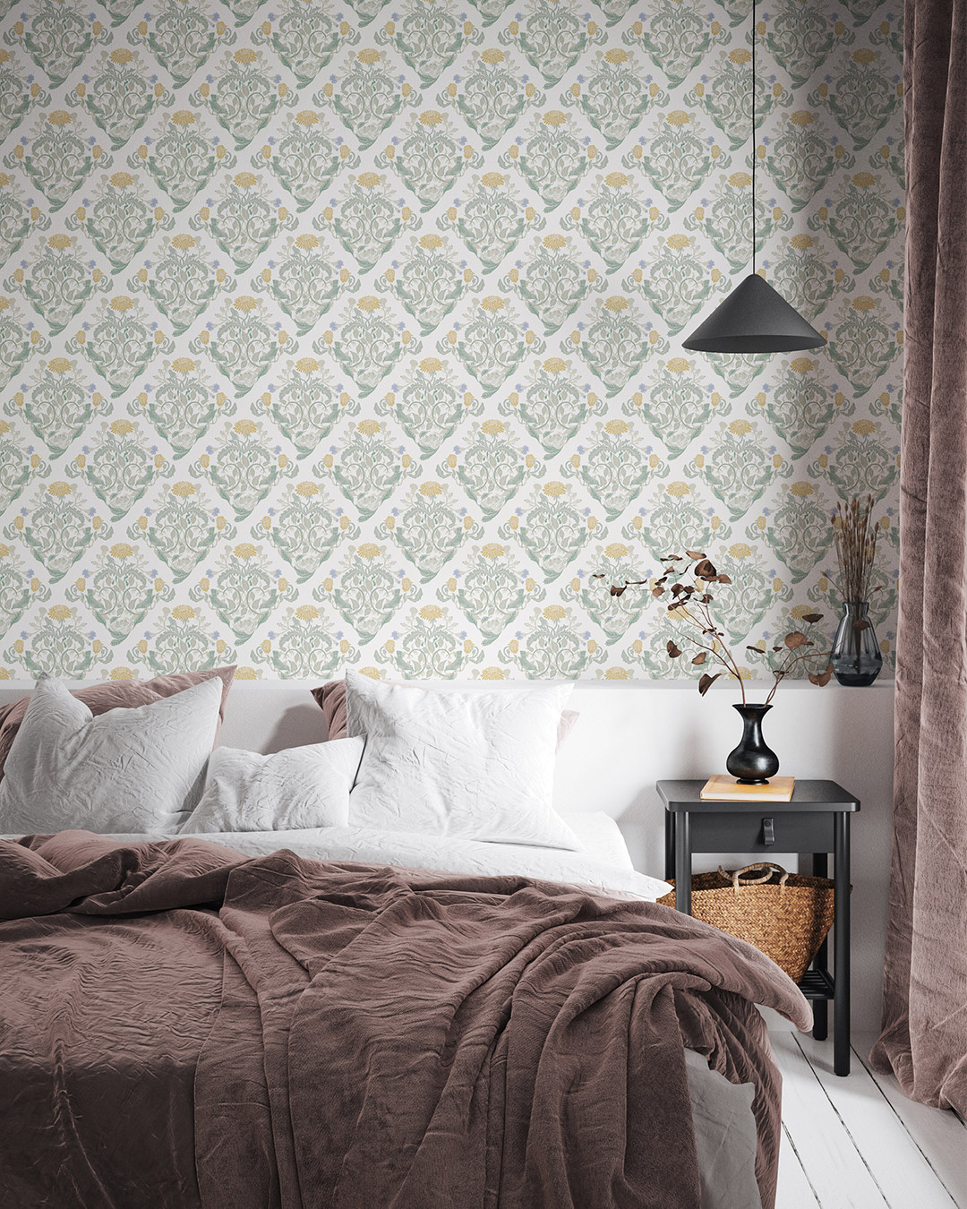 Dutch Wallcoverings Klara & Tove - Frodas Yellow - Geel