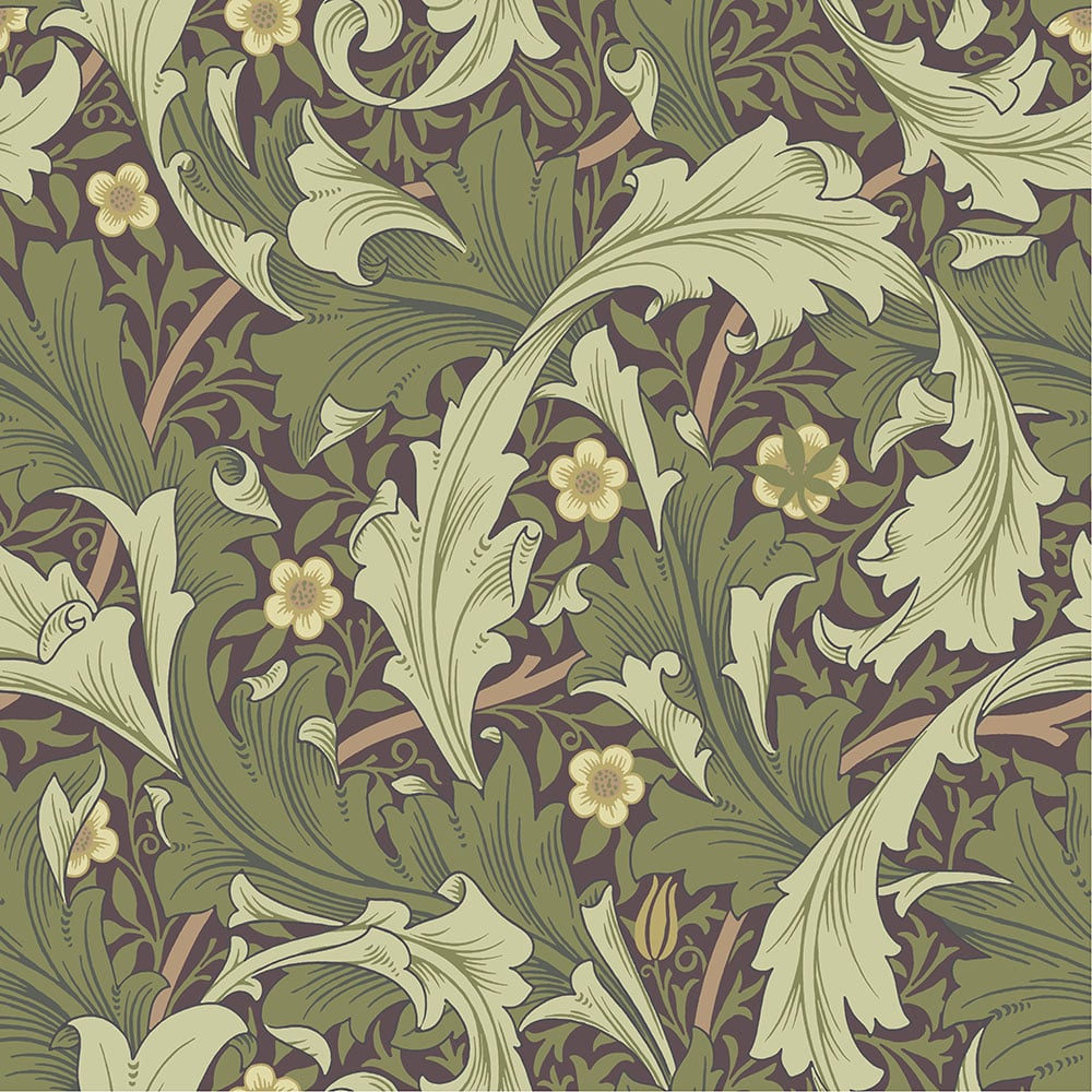 Dutch Wallcoverings Hidden Treasures - Granville Groen