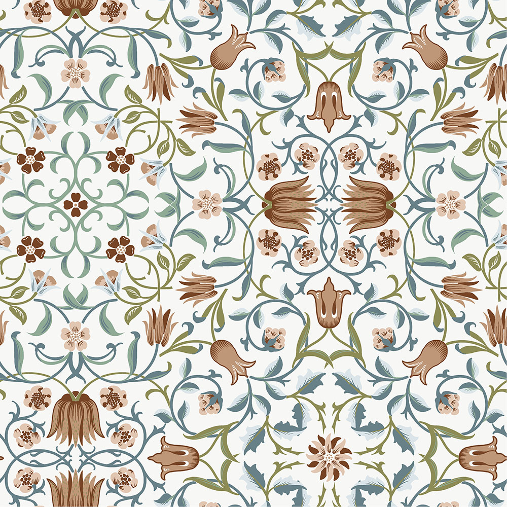 Dutch Wallcoverings Hidden Treasures - Holland Park Rood